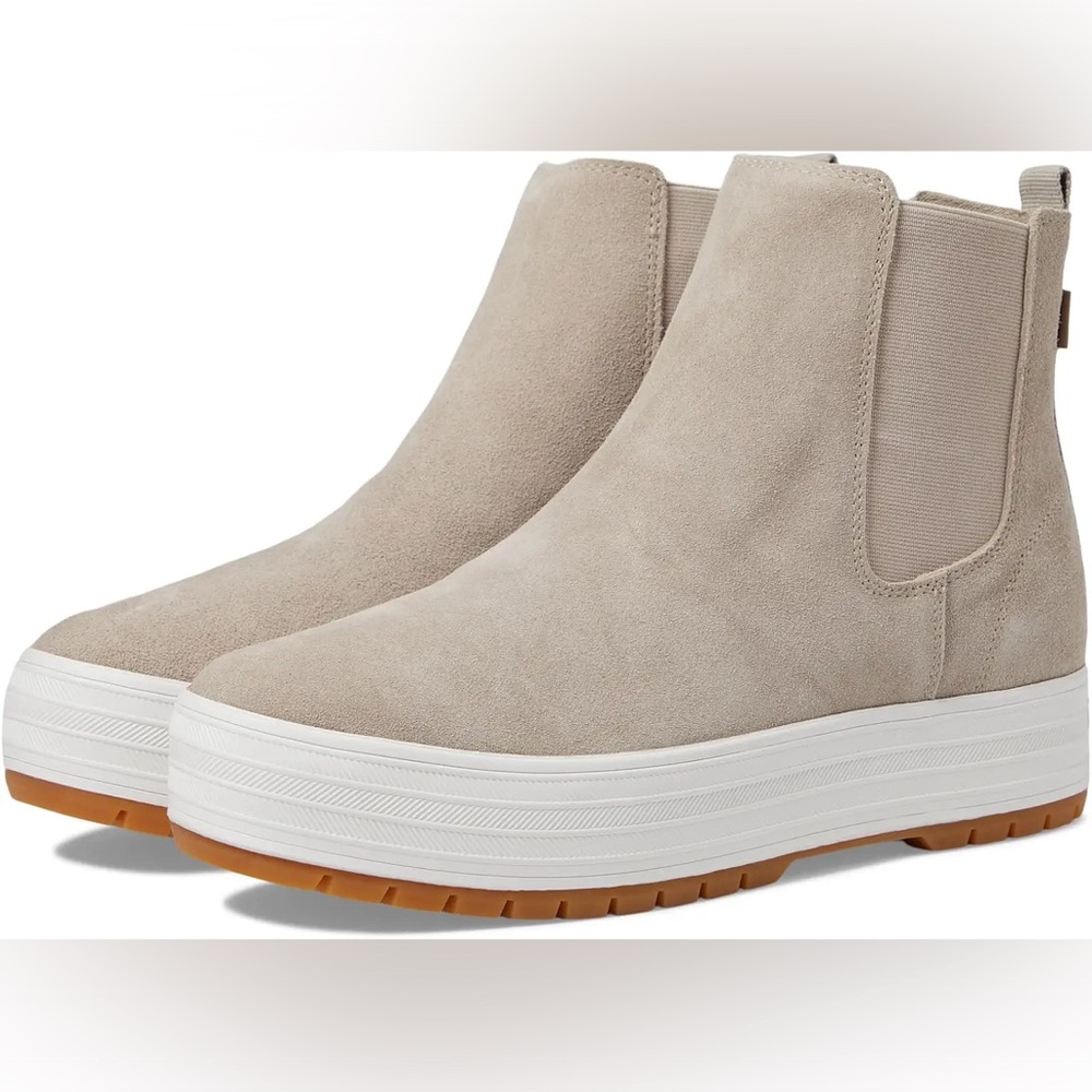 Keds The Platform Chelsea In Lug Gray Chelsea Boots Size 6 NWOB